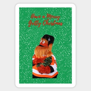 have a merry gritty christmas! Sticker